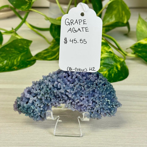 Bicolour Grape Agate H2 35 - Kenna's Crystals from TikTok
