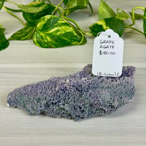 Bicolour Grape Agate I 9 - Kenna's Crystals from TikTok