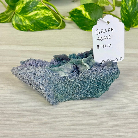 Bicolour Grape Agate J 10 - Kenna's Crystals from TikTok