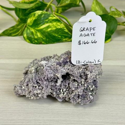 Bicolour Grape Agate K (Imperfect) 11 - Kenna's Crystals from TikTok