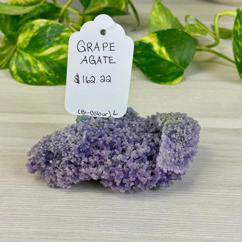 Bicolour Grape Agate L 12 - Kenna's Crystals from TikTok