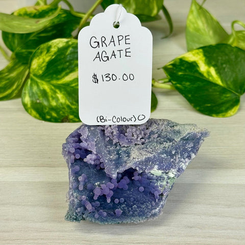 Bicolour Grape Agate O 15 - Kenna's Crystals from TikTok