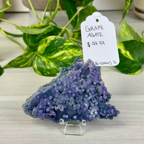 Bicolour Grape Agate S 19 - Kenna's Crystals from TikTok