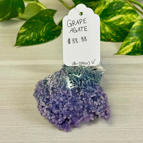 Bicolour Grape Agate V 22 - Kenna's Crystals from TikTok