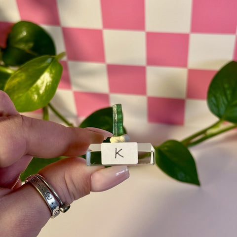 Bicolour Green Tourmaline K 11 - Kenna's Crystals from TikTok