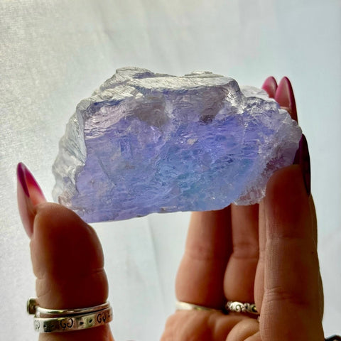 Bicoloured Kunzite K 13 - Kenna's Crystals from TikTok