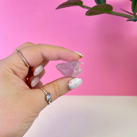 Bicoloured Kunzite