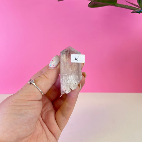 Bicoloured Kunzite