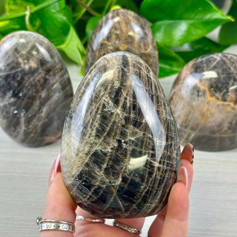 Black Moonstone Free Form 55 1 - Kenna's Crystals from TikTok