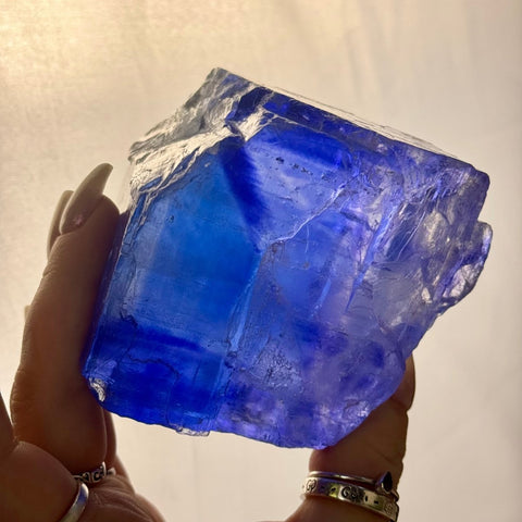 Blue Halite Specimen B 3 - Kenna's Crystals from TikTok
