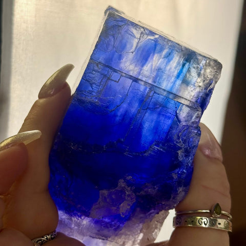 Blue Halite Specimen C 5 - Kenna's Crystals from TikTok