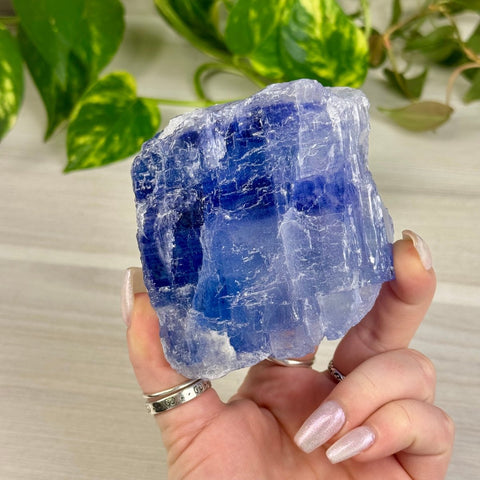 Blue Halite Specimen D 6 - Kenna's Crystals from TikTok