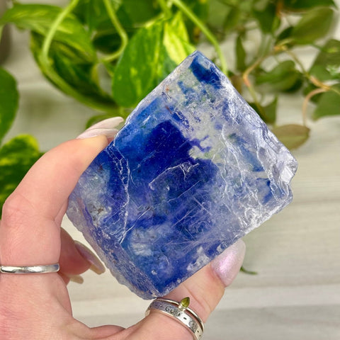 Blue Halite Specimen F 8 - Kenna's Crystals from TikTok