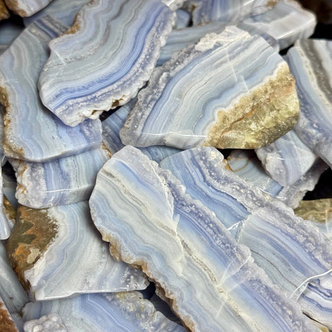 Blue Lace Agate Slab 44 10 - Kenna's Crystals from TikTok
