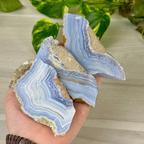 Blue Lace Agate Slab 77 7 - Kenna's Crystals from TikTok