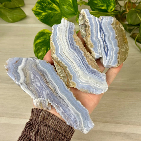 Blue Lace Agate Slab 88 6 - Kenna's Crystals from TikTok