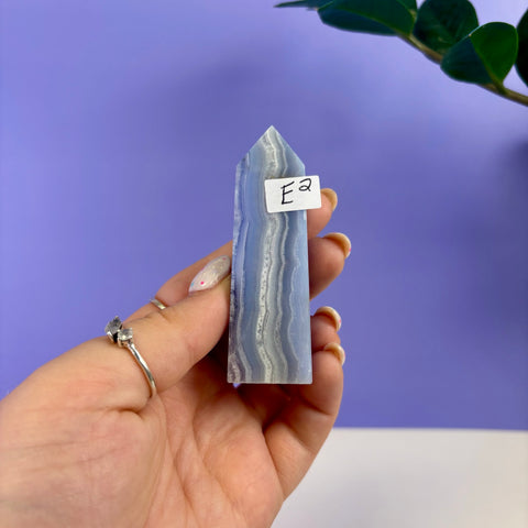 Blue Lace Agate Tower