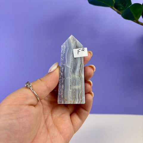 Blue Lace Agate Tower