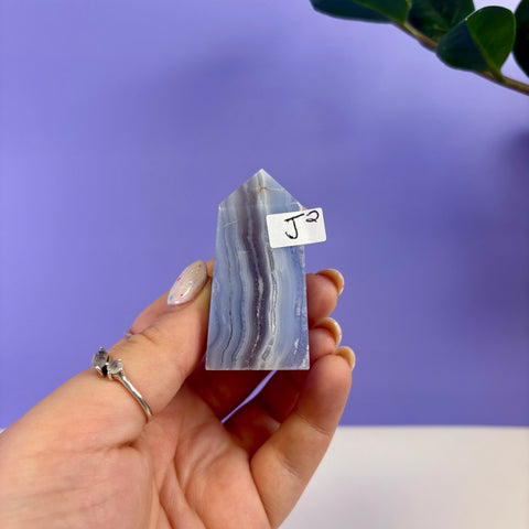 Blue Lace Agate Tower