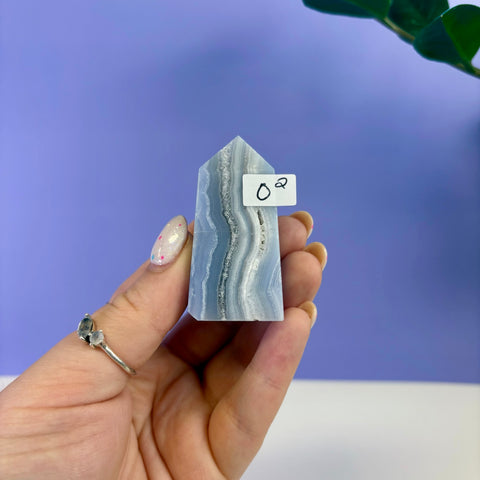 Blue Lace Agate Tower