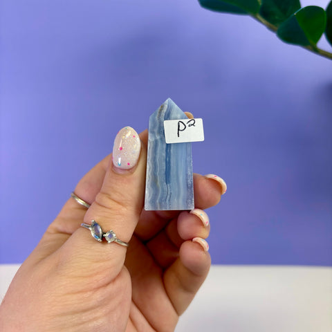 Blue Lace Agate Tower