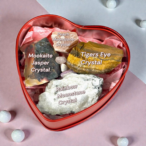 Box of Rock - lates Assorted Raw - cholates 5 - Kenna's Crystals from TikTok