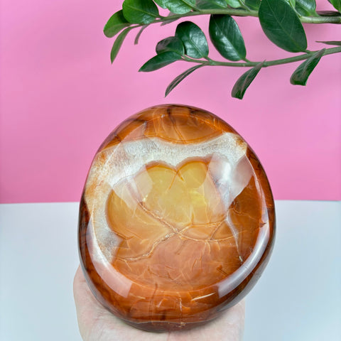 Candlelit Carnelian Bowl - Kenna's Crystals