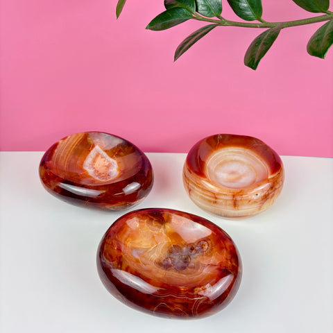 Candlelit Carnelian Bowl - Kenna's Crystals