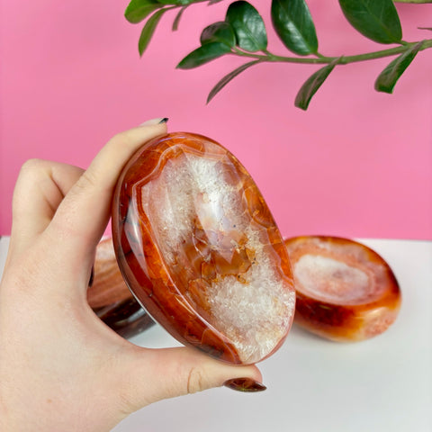 Candlelit Carnelian Bowl - Kenna's Crystals