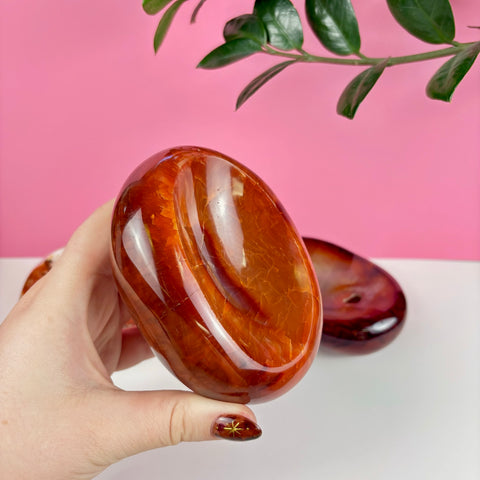 Candlelit Carnelian Bowl - Kenna's Crystals