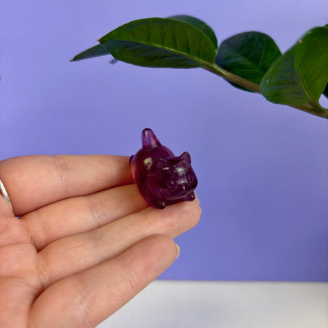 Candy Fluorite Leaping Kitty