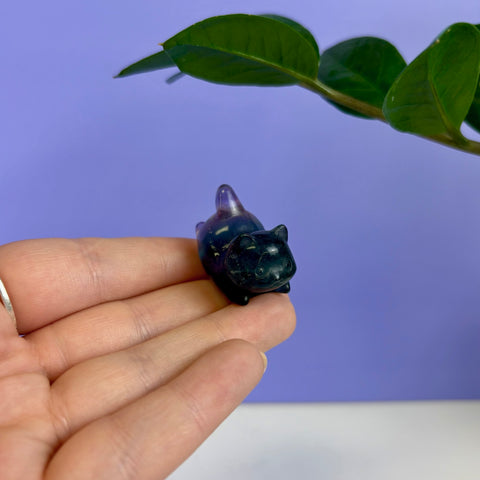 Candy Fluorite Leaping Kitty