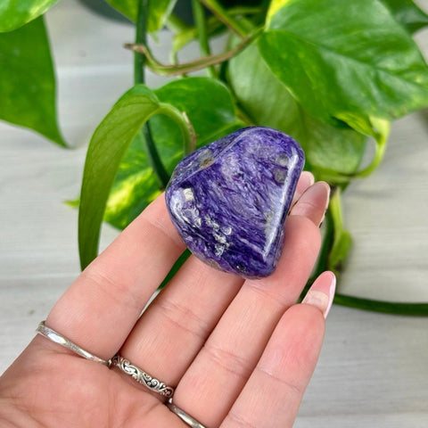 Charoite Tumble 55 (AA) 2 - Kenna's Crystals from TikTok