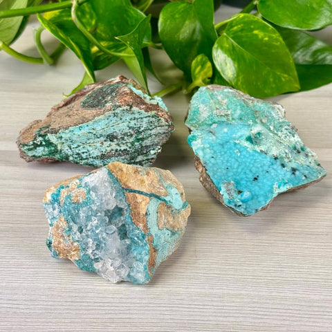 Chrysocolla Specimen 133 12 - Kenna's Crystals from TikTok