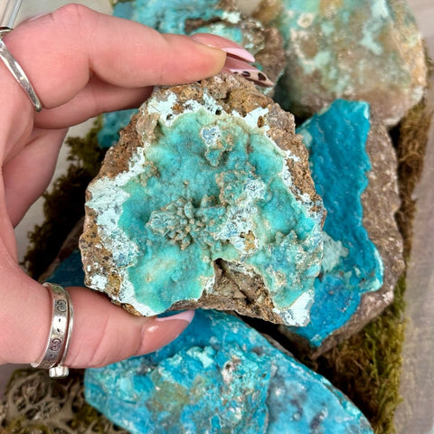 Chrysocolla Specimen 77 7 - Kenna's Crystals from TikTok