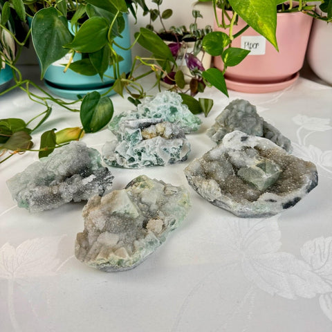 Clear - Out Sugar Fluorite 115 45 - Kenna's Crystals from TikTok