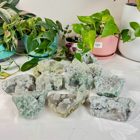 Clear - Out Sugar Fluorite 165 40 - Kenna's Crystals from TikTok