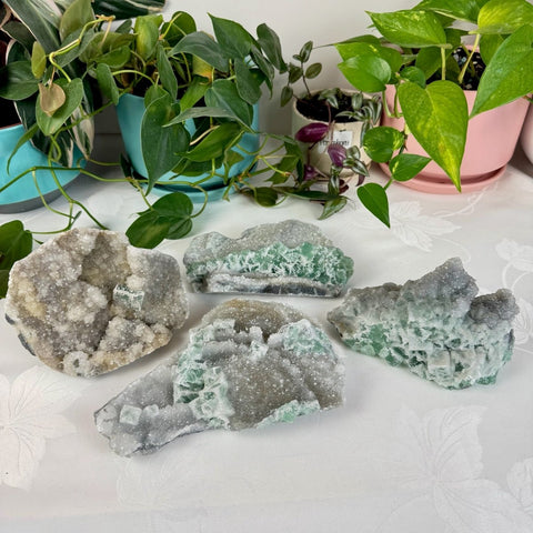 Clear - Out Sugar Fluorite 225 36 - Kenna's Crystals from TikTok