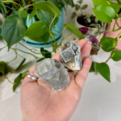 Clear - Out Sugar Fluorite 25 11 - Kenna's Crystals from TikTok