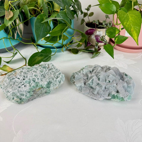 Clear - Out Sugar Fluorite 315 29 - Kenna's Crystals from TikTok