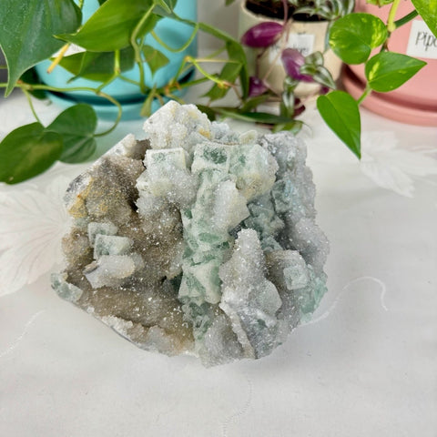 Clear - Out Sugar Fluorite 435 24 - Kenna's Crystals from TikTok