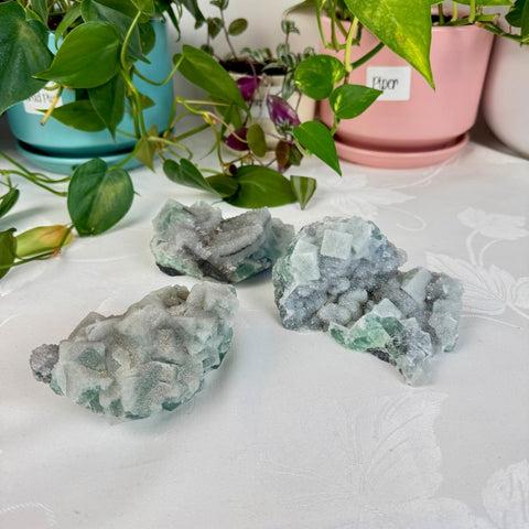 Clear - Out Sugar Fluorite 95 47 - Kenna's Crystals from TikTok