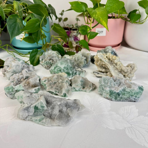 Clear - Out Sugar Fluorite 95 51 - Kenna's Crystals from TikTok