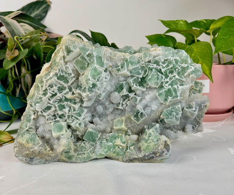 Clear - Out Sugar Fluorite 995 13 - Kenna's Crystals from TikTok