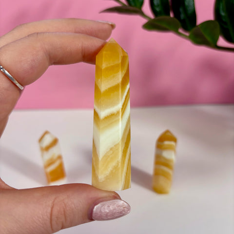 Creamsicle Calcite Tower