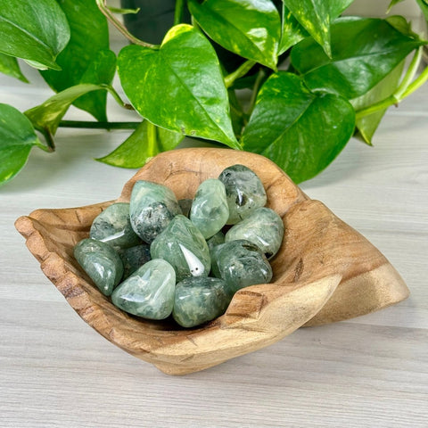 Cutie Prehnite Tumble 1 - Kenna's Crystals from TikTok