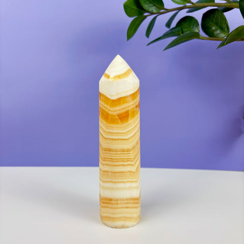 Daisy's Calcite Tower - Kenna's Crystals