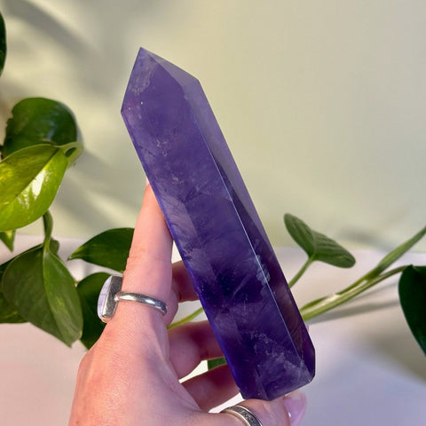 Deep Purple Fluorite Tower 111 7 - Kenna's Crystals from TikTok