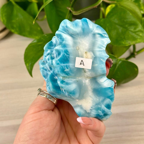Deep Sea Larimar Free Form A 2 - Kenna's Crystals from TikTok