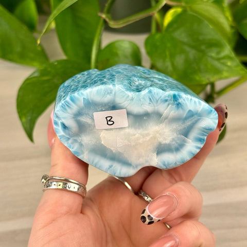 Deep Sea Larimar Free Form B 3 - Kenna's Crystals from TikTok